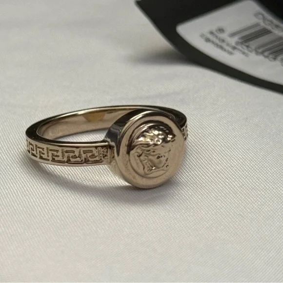 Versace Medusa Gold Ring NIB Size 10 - Picture 5 of 6